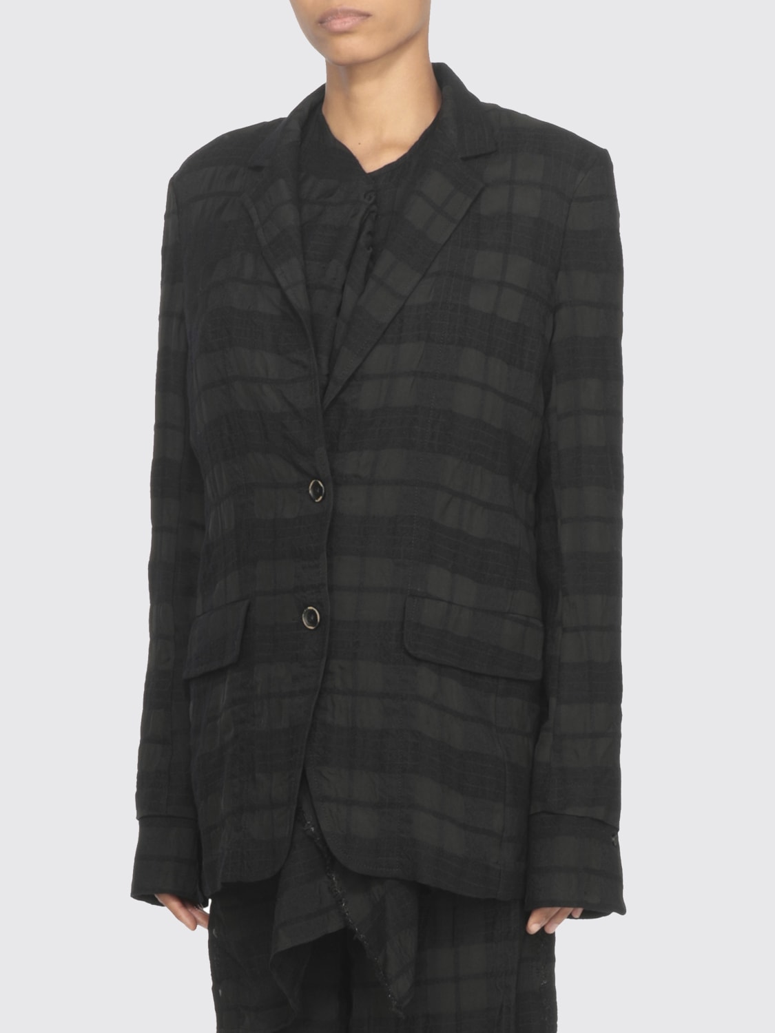 UMA WANG JACKET: Blazer woman Uma Wang, Black - Img 1