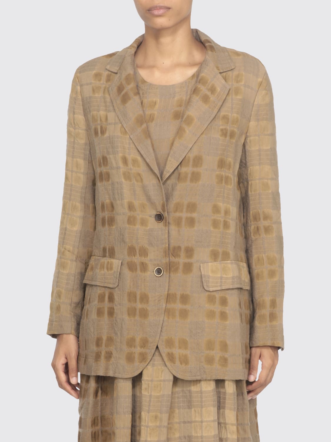 UMA WANG JACKET: Blazer woman Uma Wang, Beige - Img 1