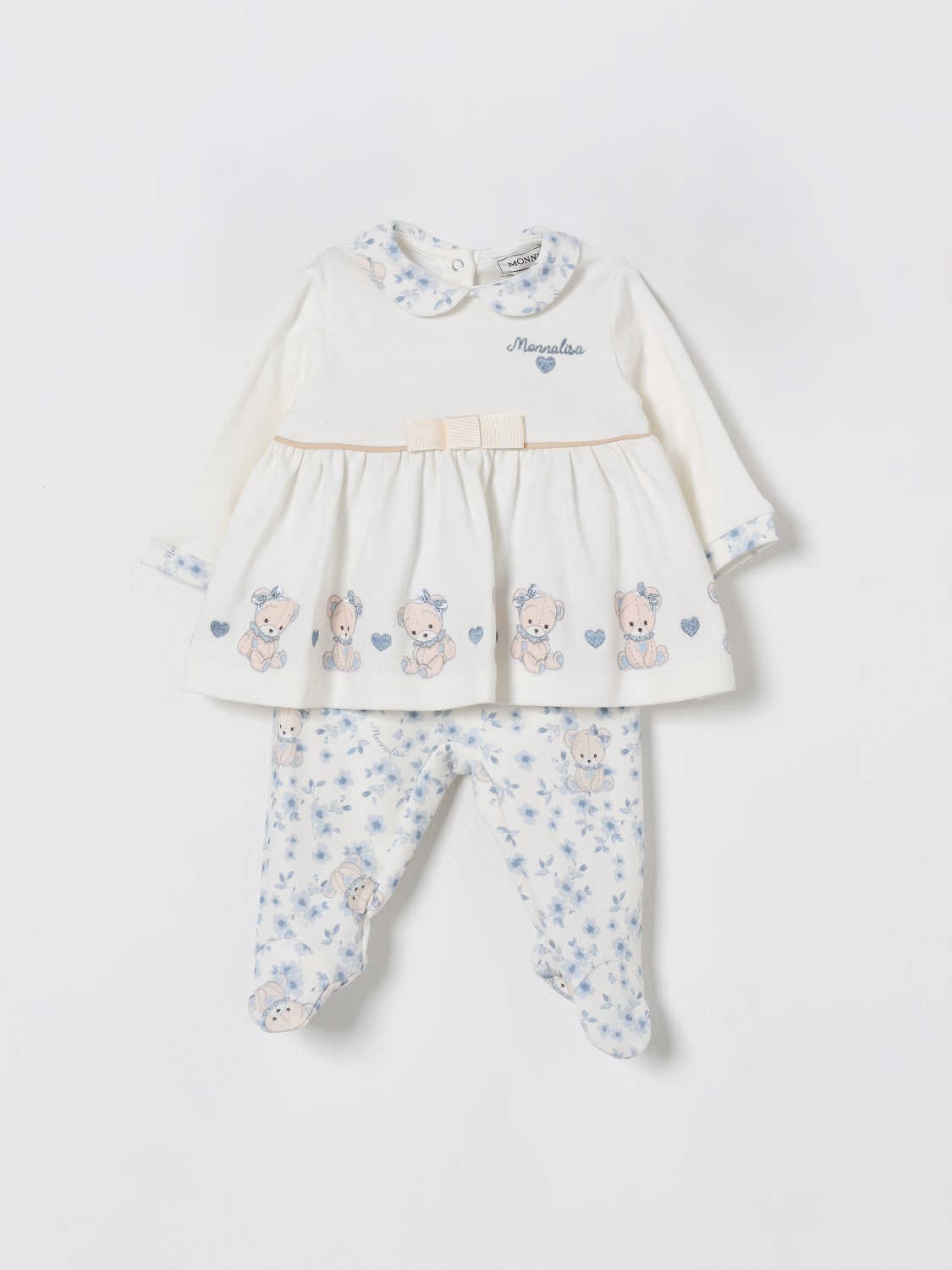MONNALISA JUMPSUIT: Jumpsuit kids Monnalisa, White 1 - Img 1