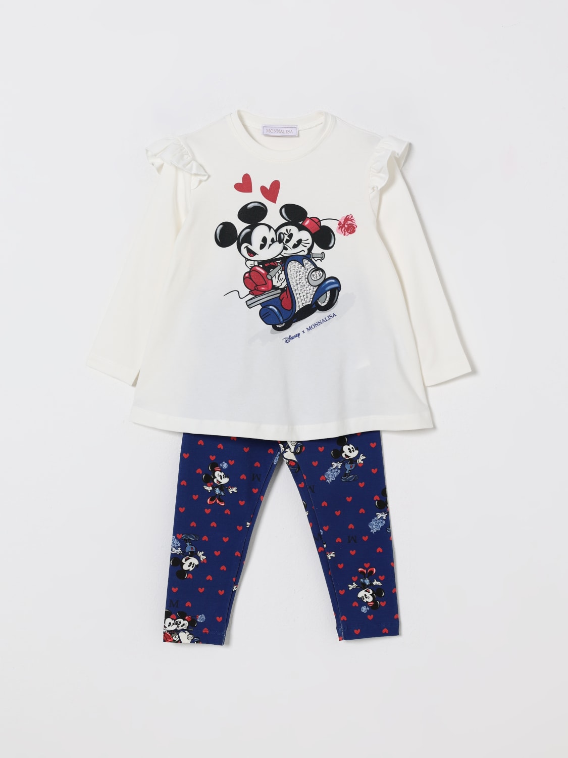 MONNALISA CO-ORD: Co-ords kids Monnalisa, White - Img 1