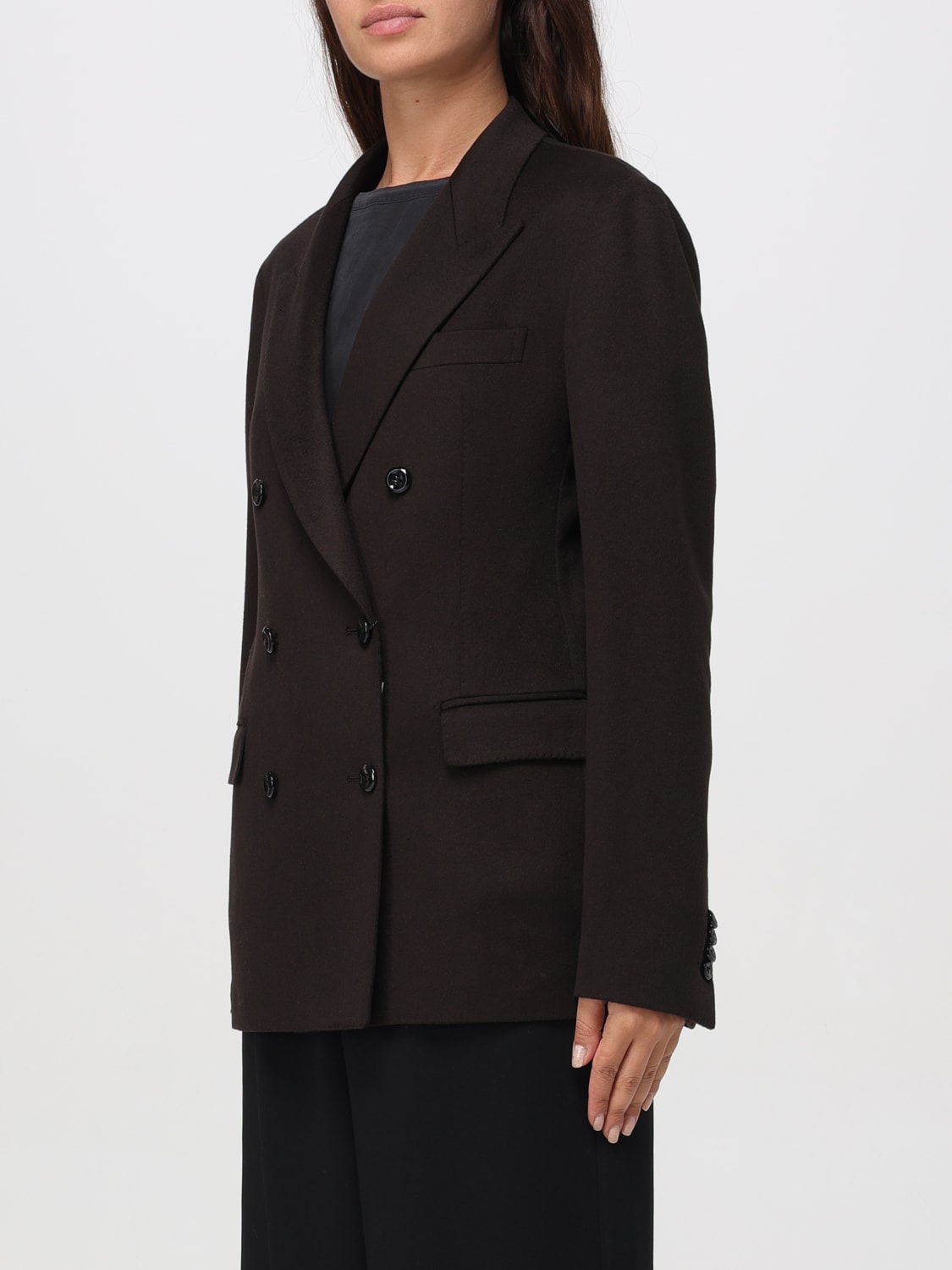 TAGLIATORE JACKET: Blazer woman Tagliatore, Brown - Img 3