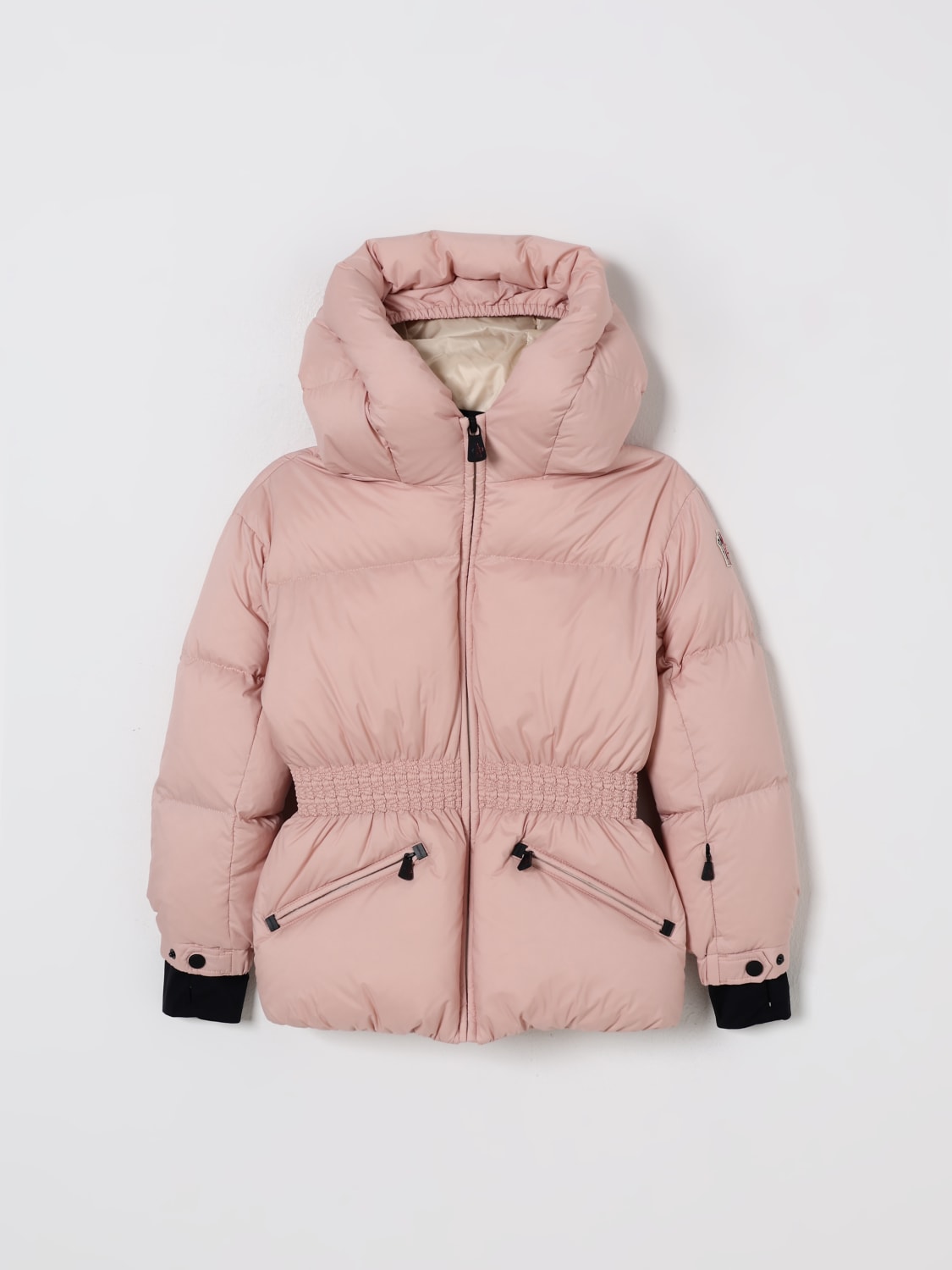 MONCLER JACKET: Coat kids Moncler, Pink - Img 1