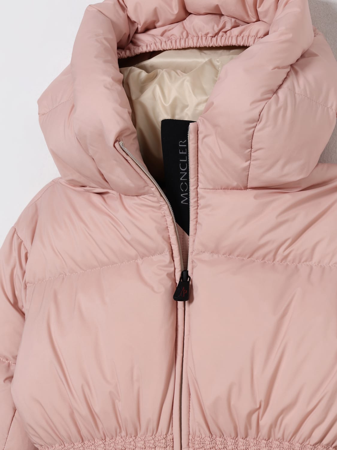 MONCLER JACKET: Coat kids Moncler, Pink - Img 3