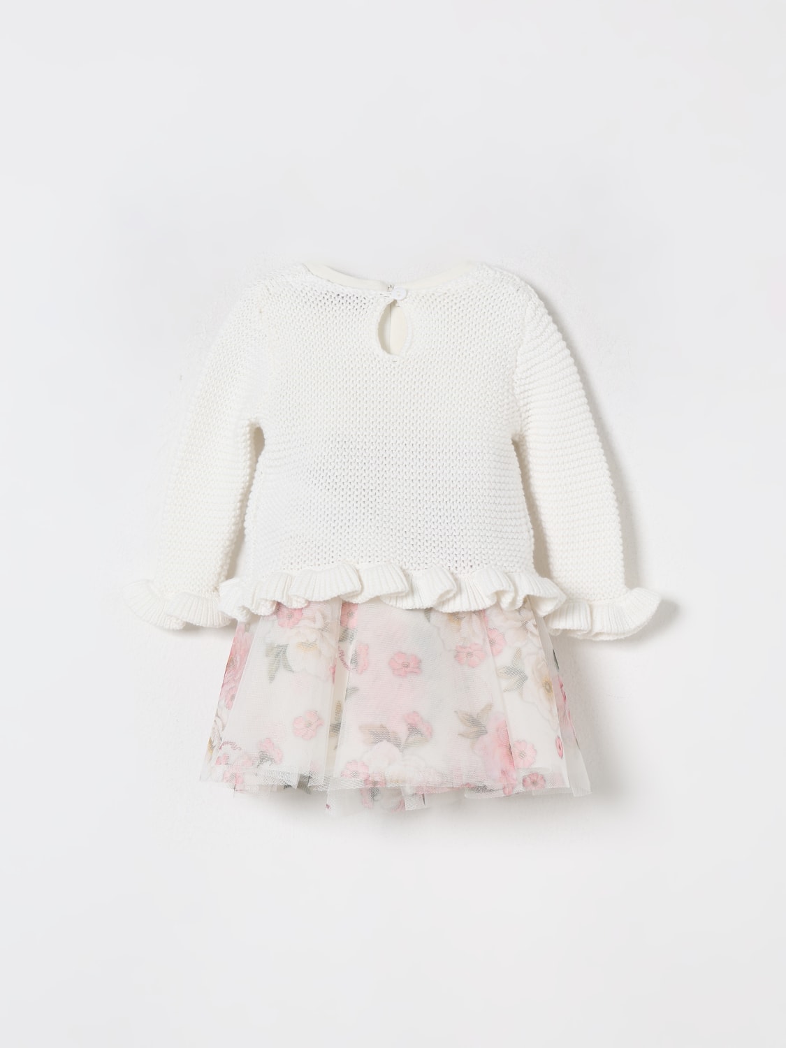 MONNALISA JUMPSUIT: Romper kids Monnalisa, Beige - Img 2