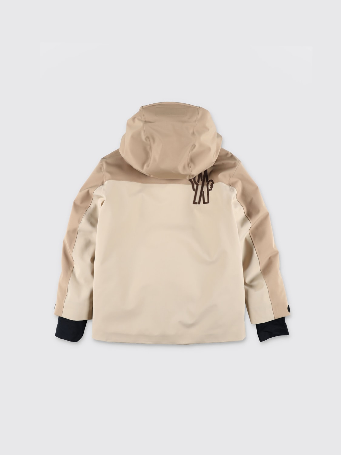 MONCLER JACKET: Coat kids Moncler, Beige - Img 2