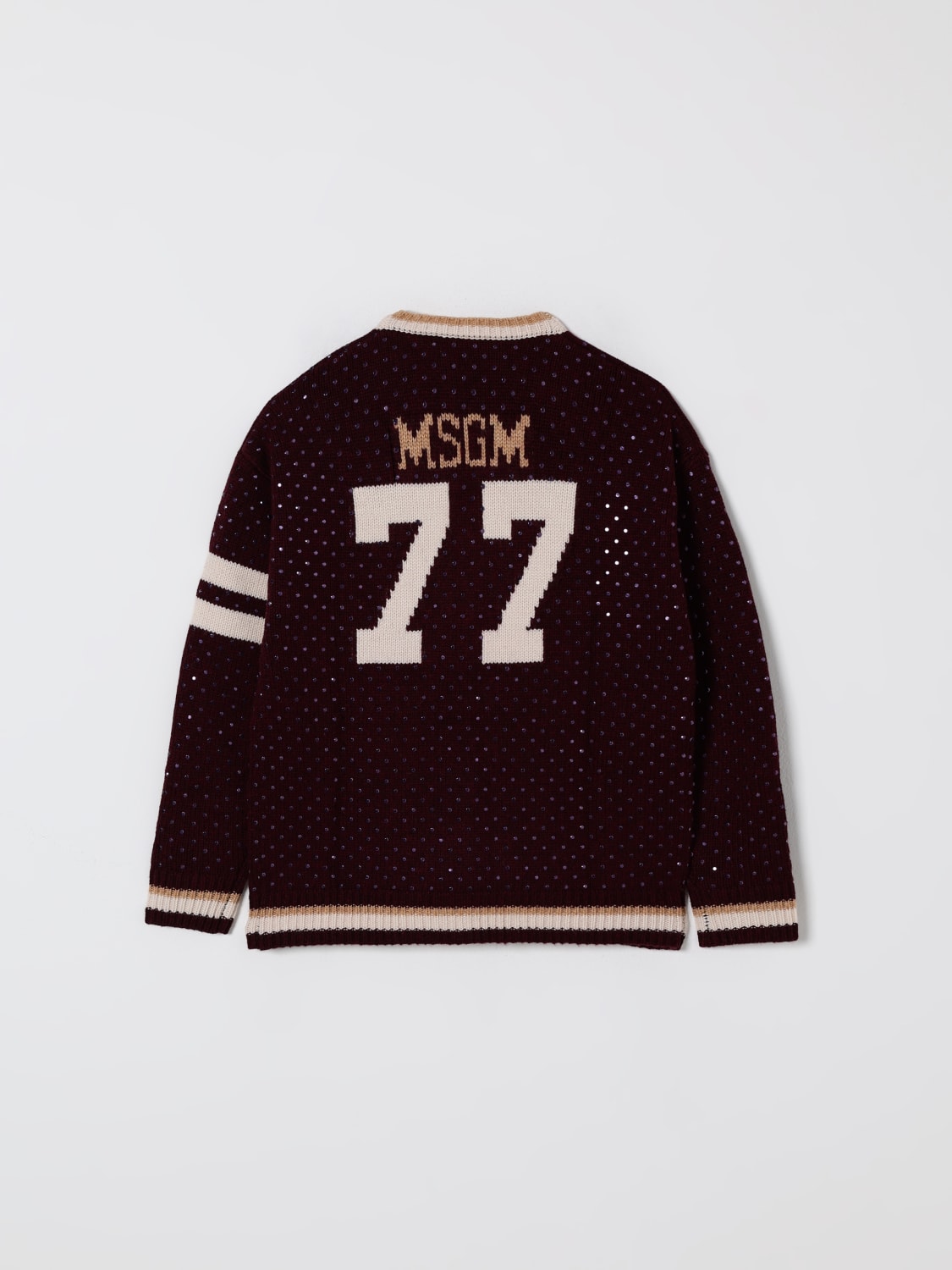 MSGM KIDS SWEATER: Sweater kids MSGM Kids, Red - Img 2