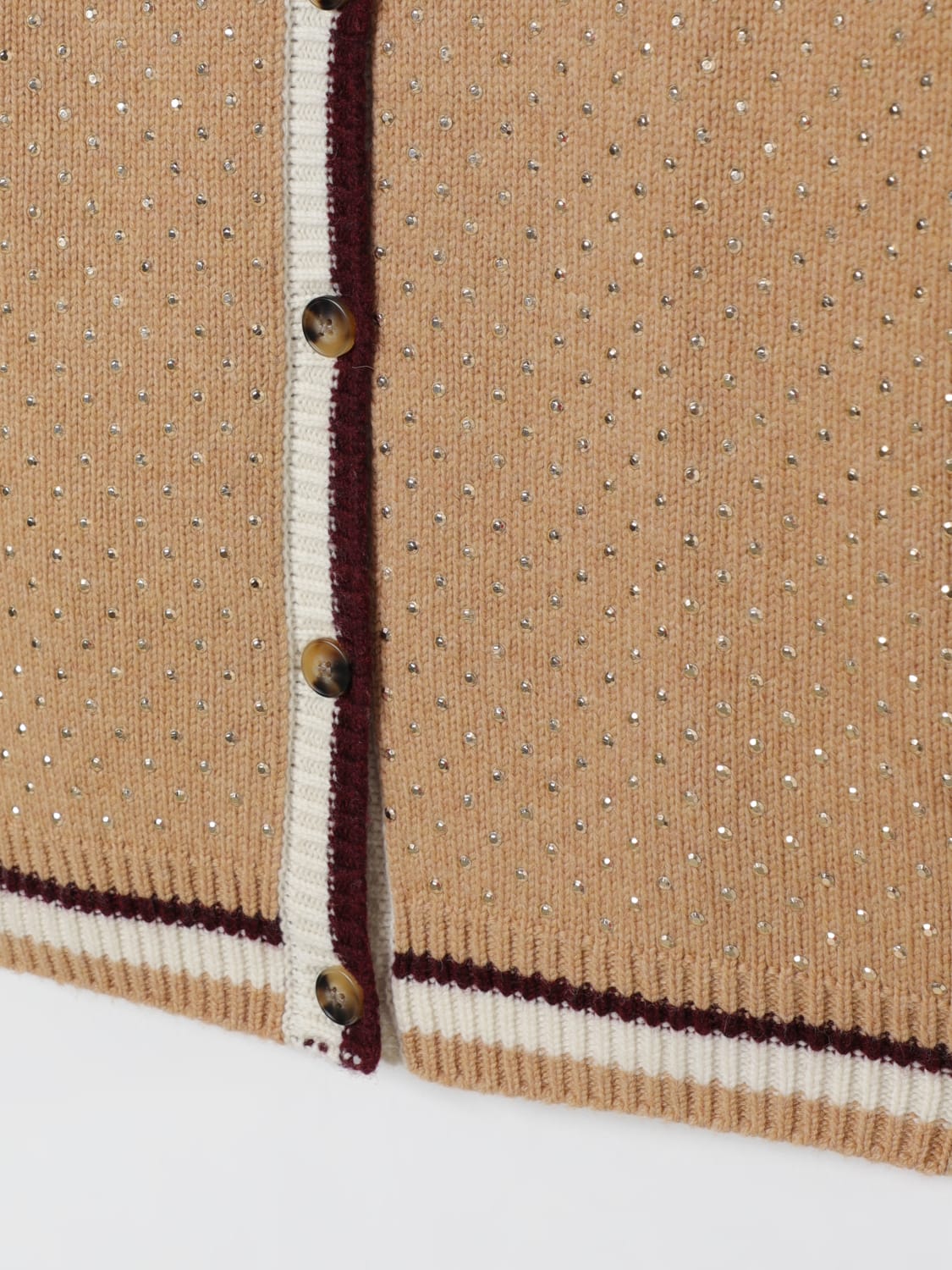 MSGM KIDS SWEATER: Sweater kids MSGM Kids, Camel - Img 3