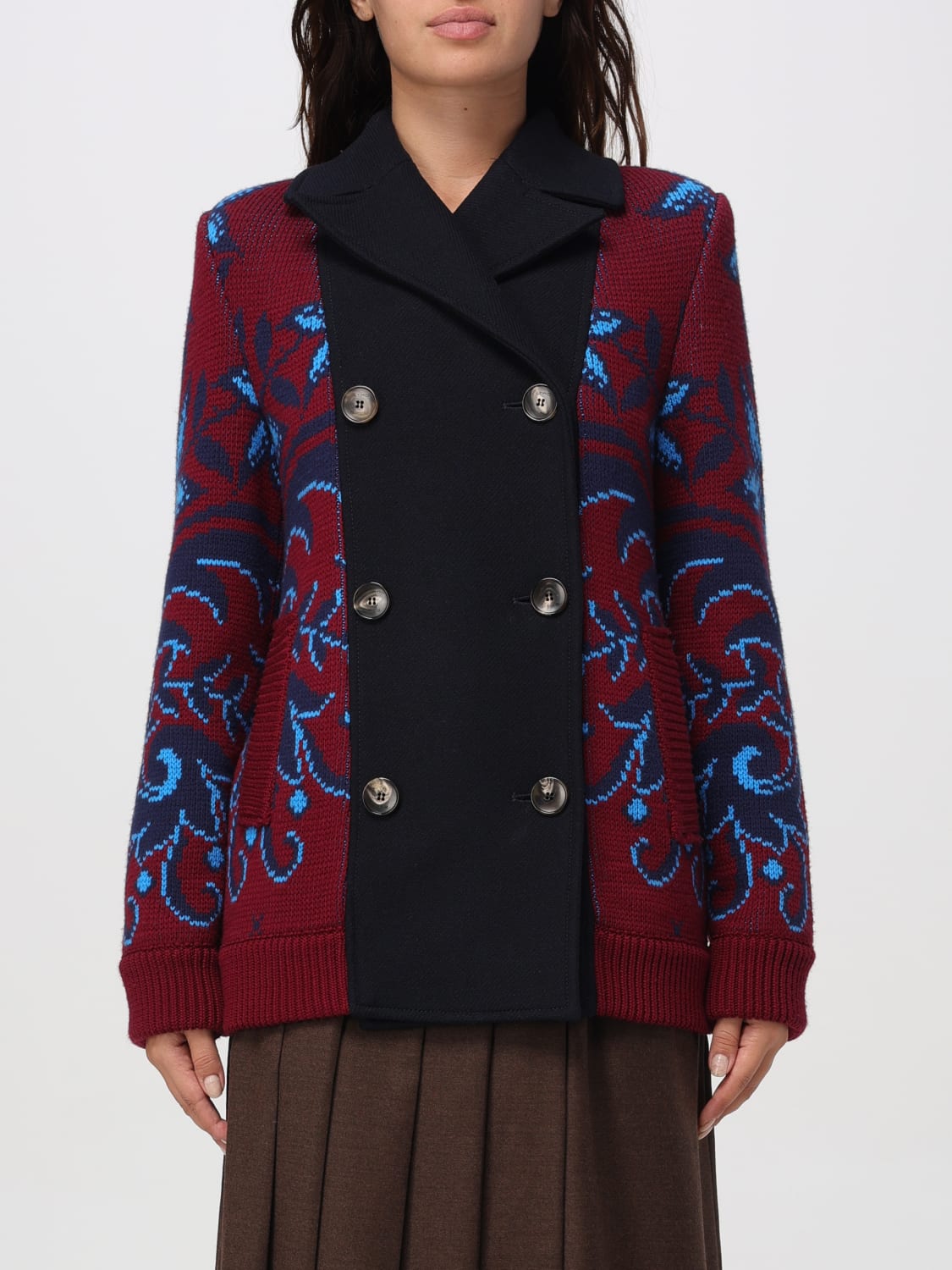 ETRO JACKET: Blazer woman Etro, Blue - Img 1