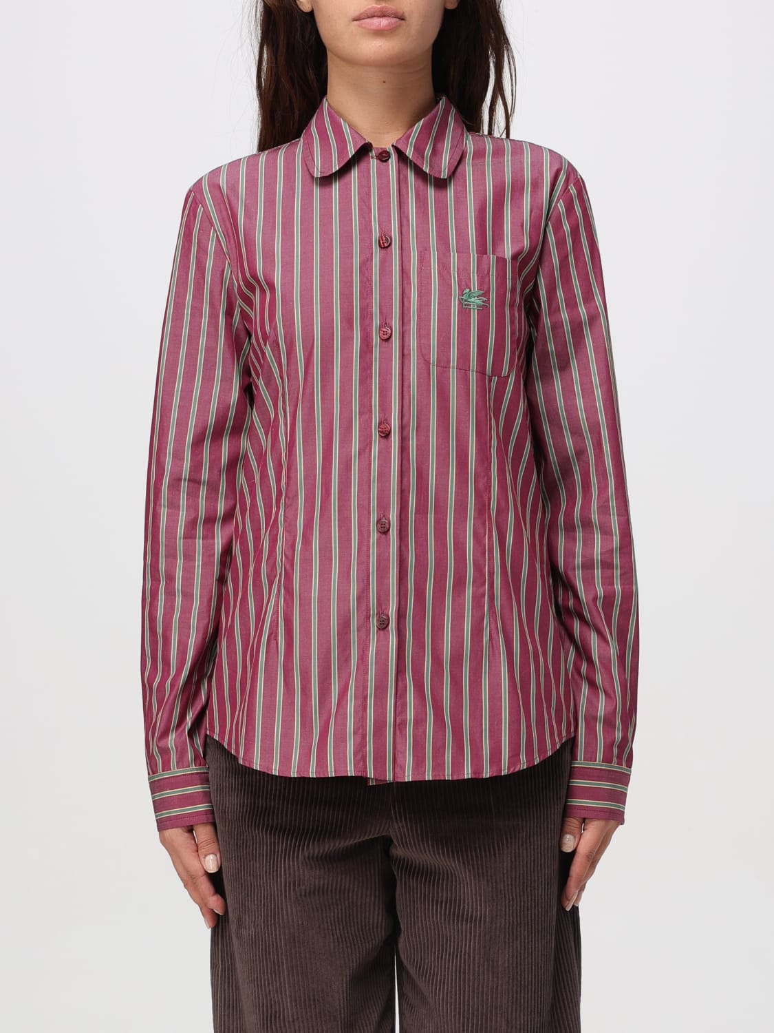 ETRO SHIRT: Shirt woman Etro, Burgundy - Img 1