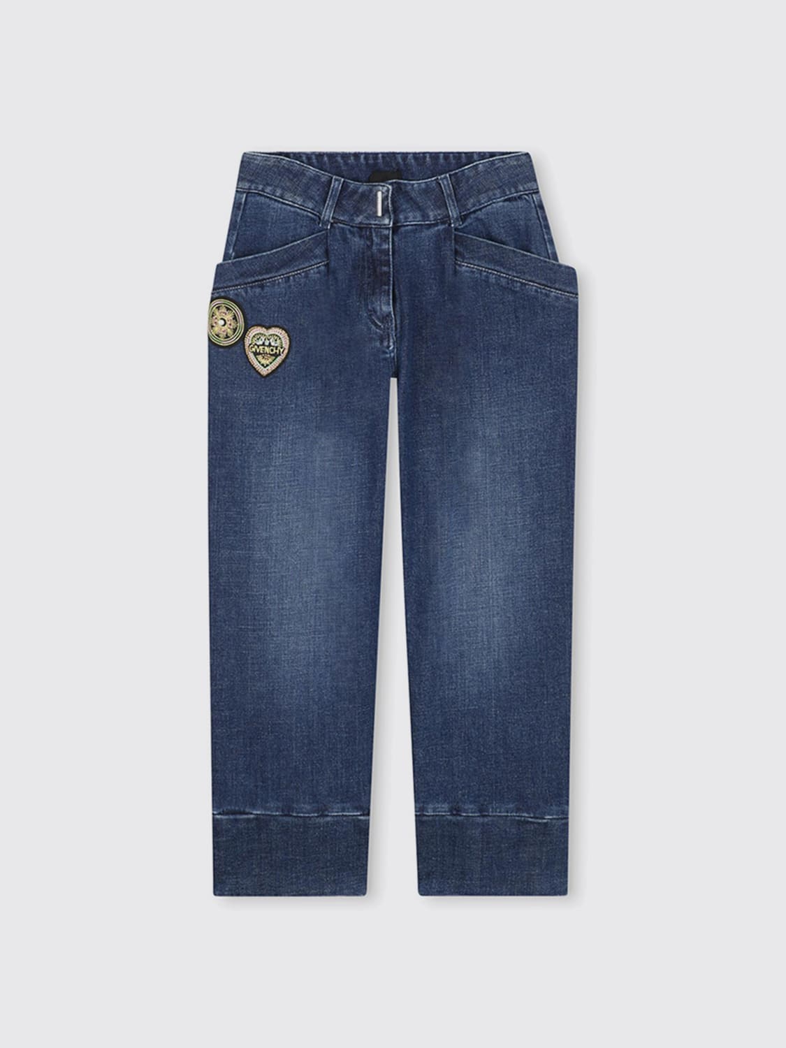 GIVENCHY JEANS: Hose kinder Givenchy, Blau - Img 1