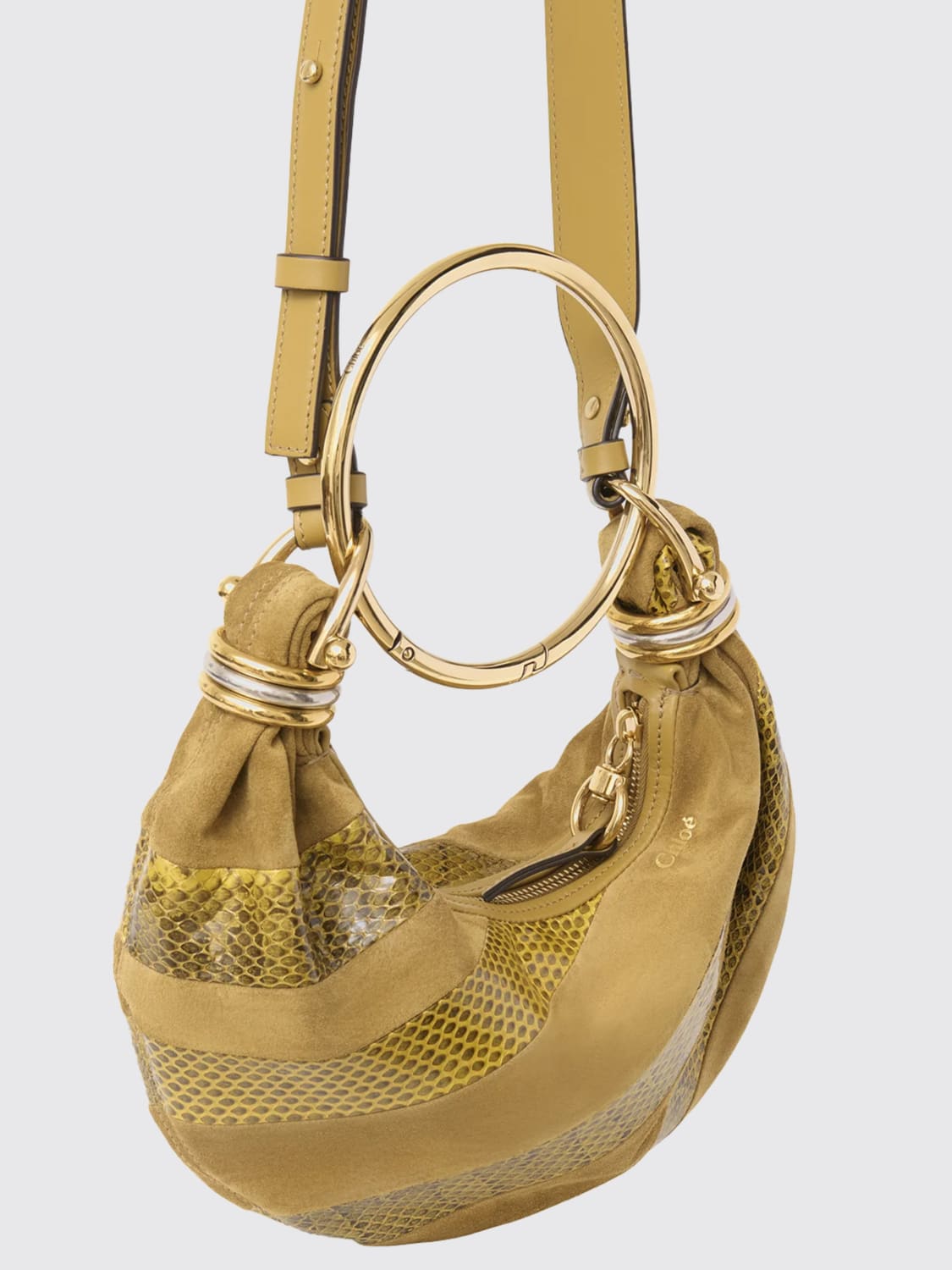 CHLOÉ MINI BAG: Shoulder bag woman ChloÉ, Green - Img 3