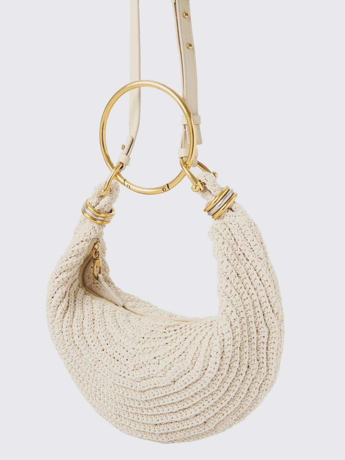 CHLOÉ HANDBAG: Shoulder bag woman ChloÉ, White - Img 3