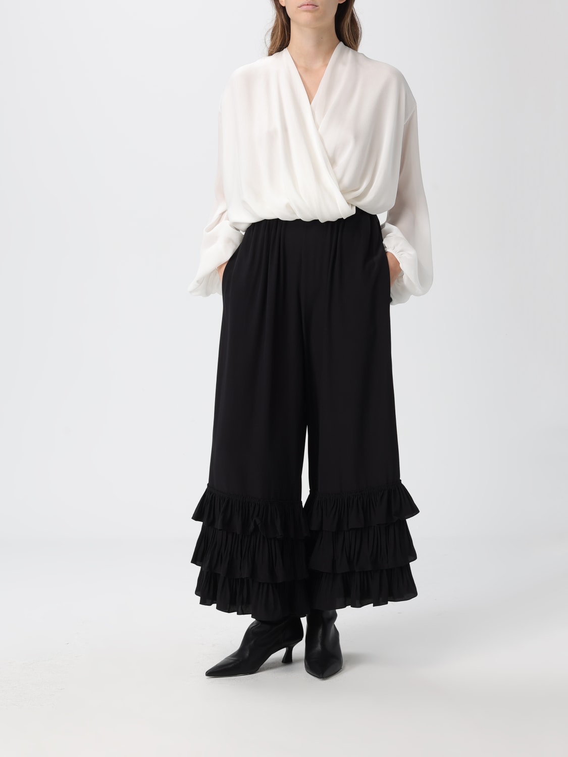 CHLOÉ PANTALON: Pantalon femme ChloÉ, Noir - Img 2