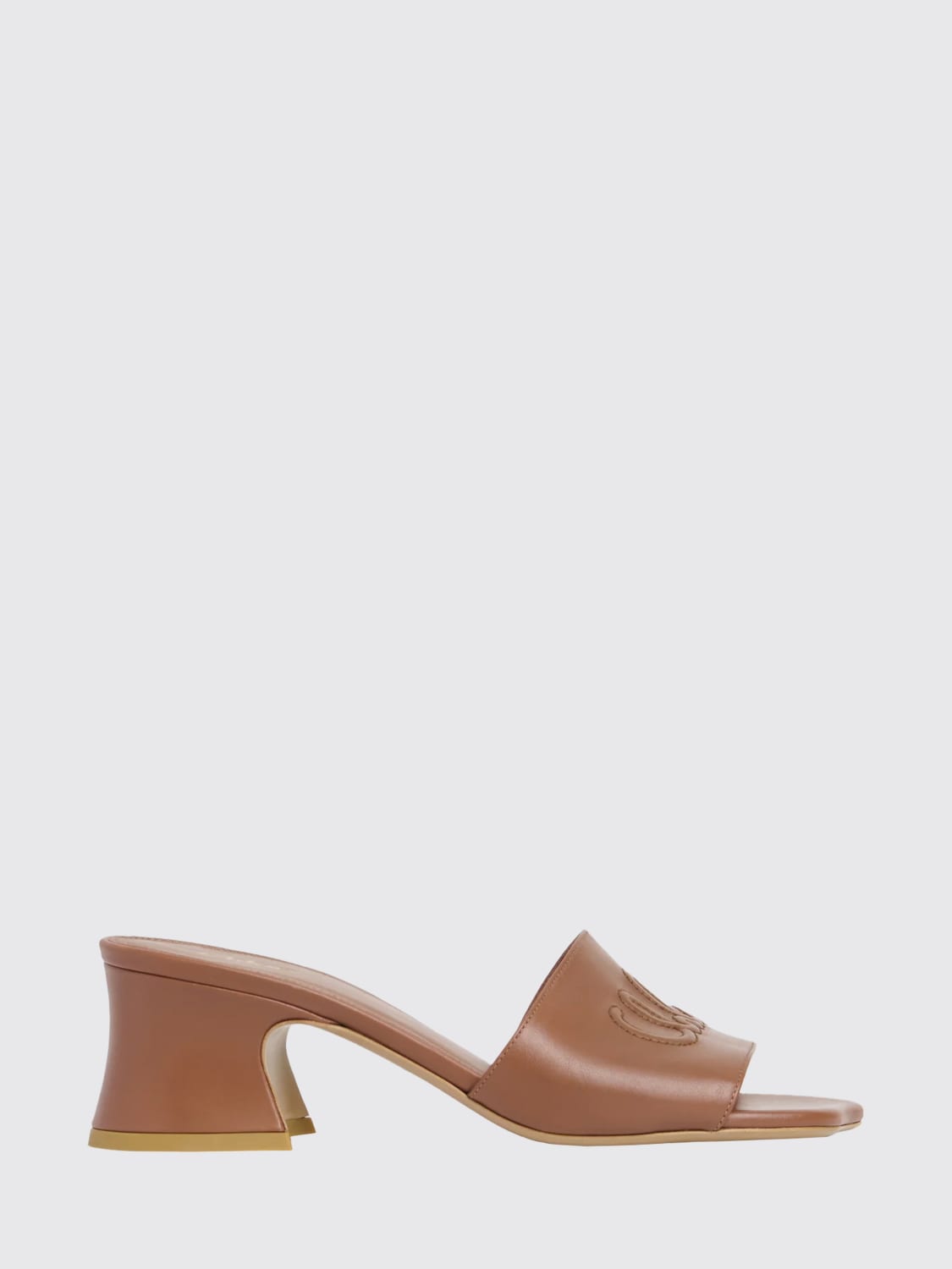 CHLOÉ HEELED SANDAL: Loafers woman ChloÉ, Brown - Img 1