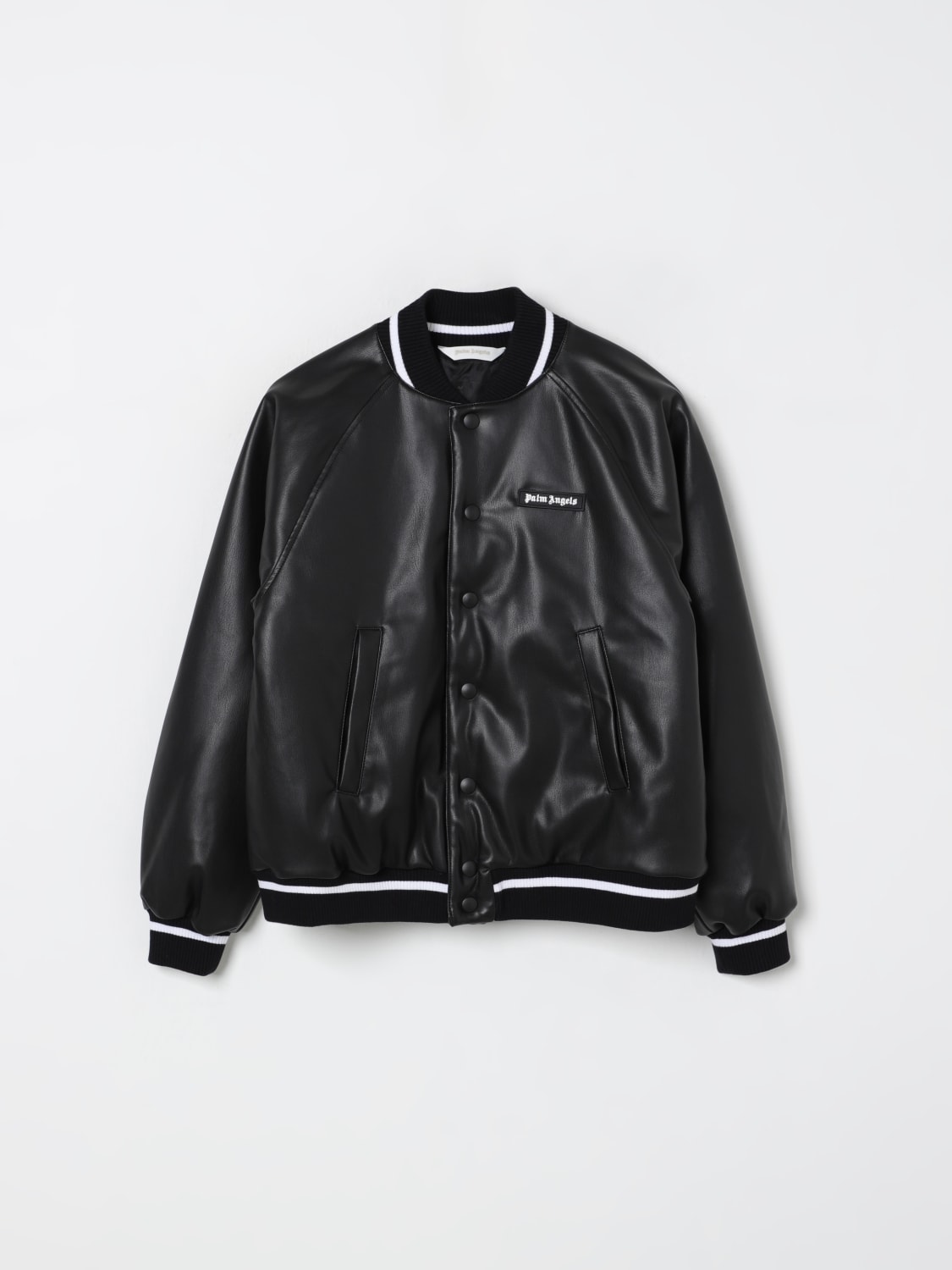 PALM ANGELS JACKET: Coat kids Palm Angels, Black - Img 1