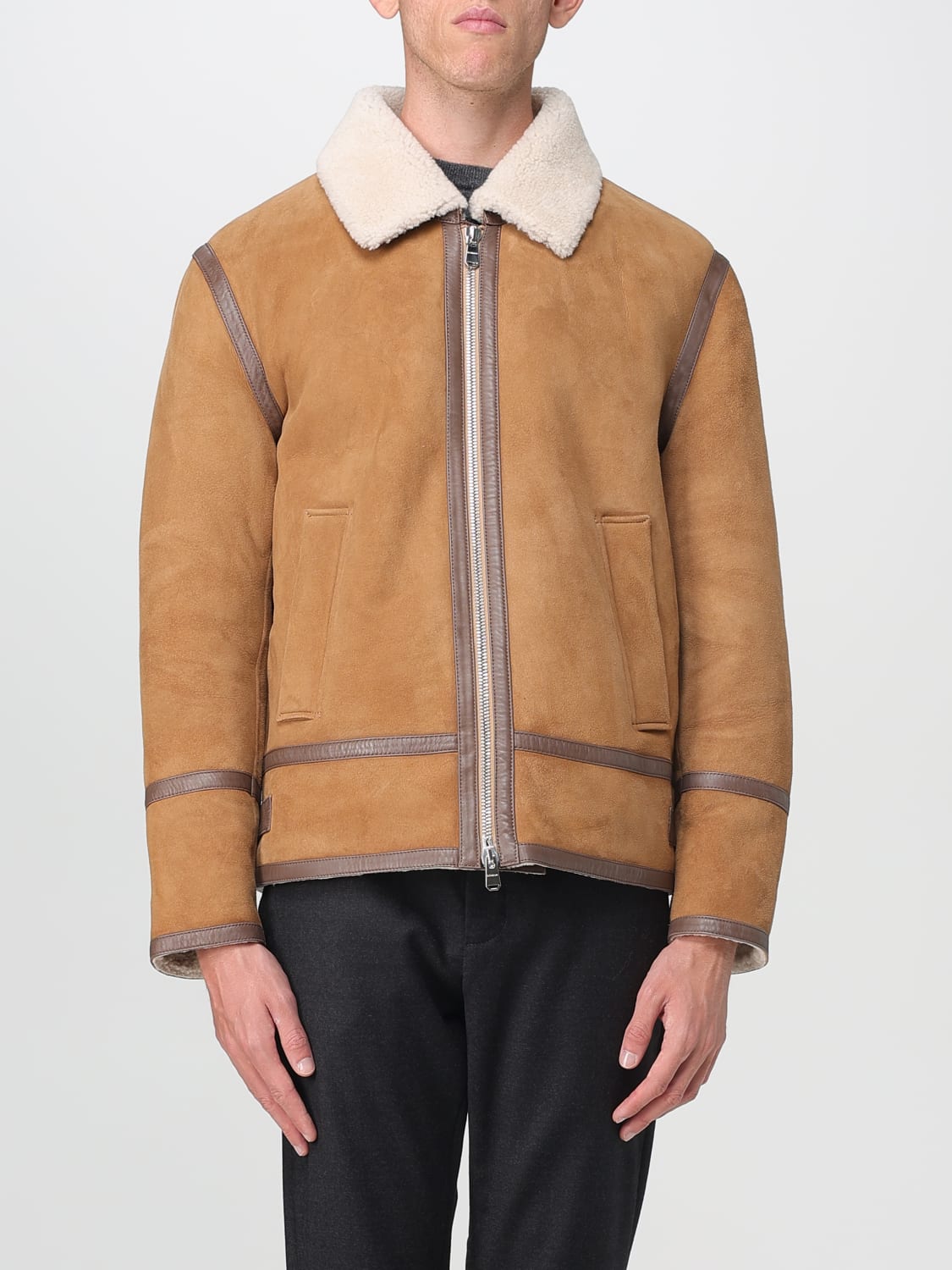DONDUP COAT: Coat men Dondup, Camel - Img 1