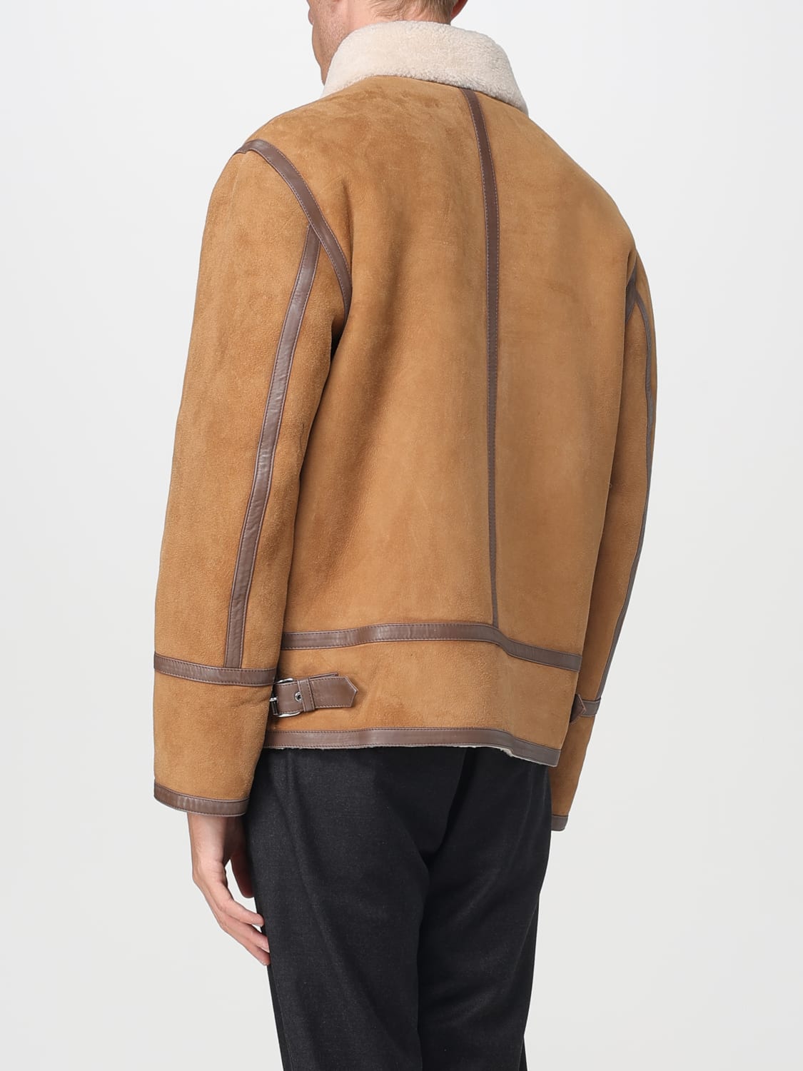 DONDUP COAT: Coat men Dondup, Camel - Img 2