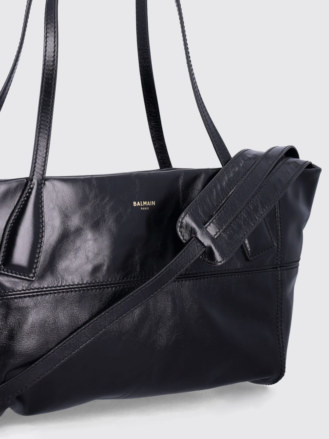 BALMAIN SHOULDER BAG: Shoulder bag woman Balmain, Black - Img 3