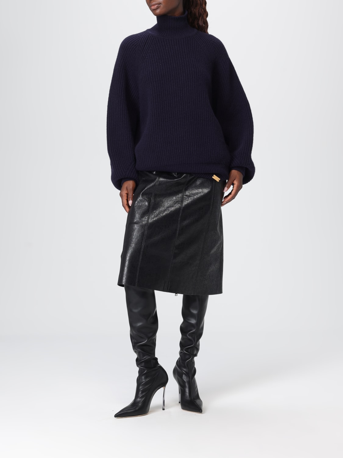 BALMAIN SWEATER: Sweater woman Balmain, Blue - Img 2