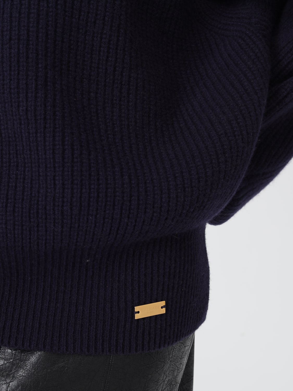 BALMAIN SWEATER: Sweater woman Balmain, Blue - Img 5