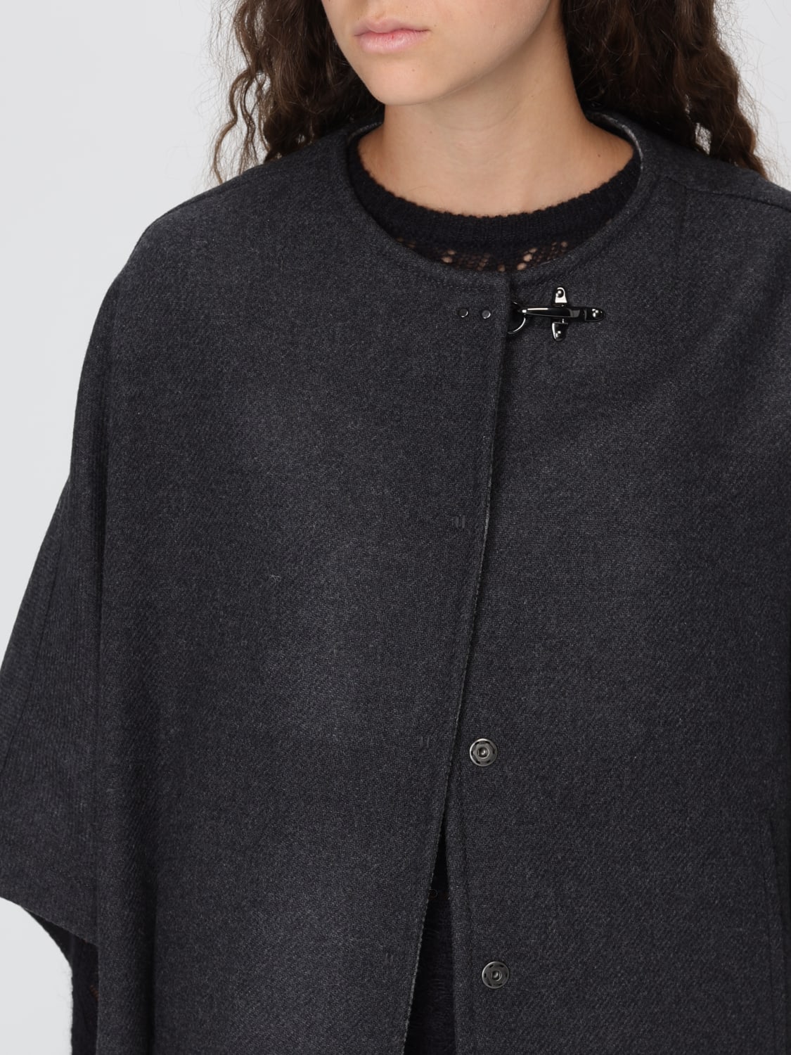 FAY コート: ケープ レディース Fay, グレー - Img 4