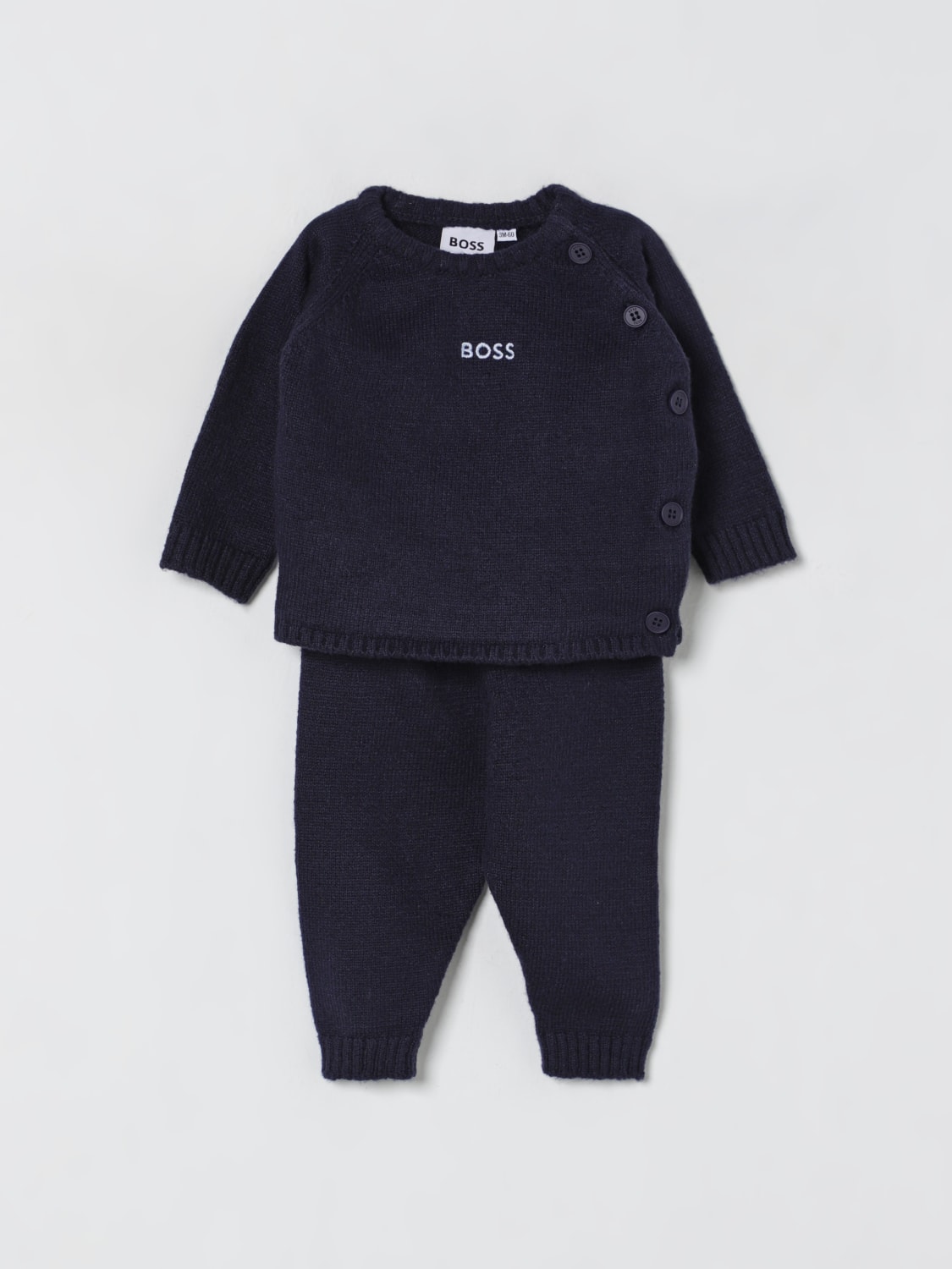 BOSS JUMPSUIT: Jumpsuit kids Boss, Blue - Img 1