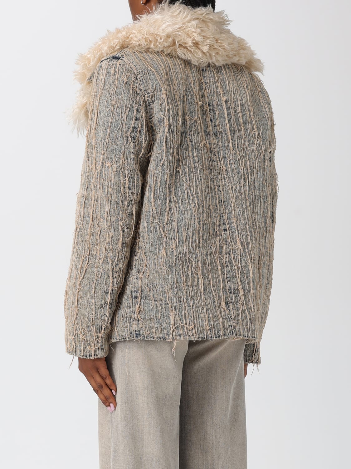 DIESEL PELZMANTEL: Blazer damen Diesel, Blau - Img 3