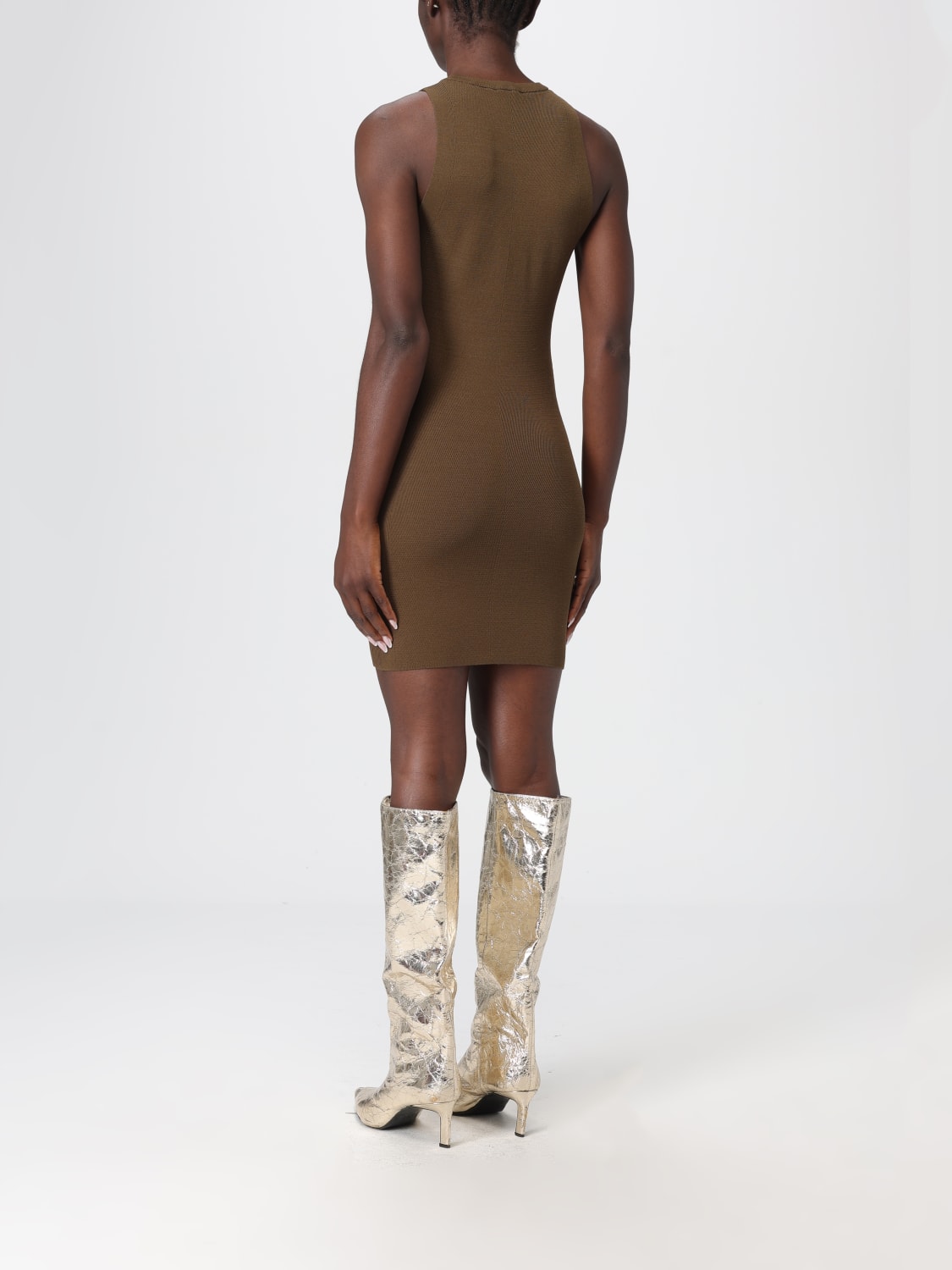 DIESEL DRESS: Diesel women's dress, Brown - Img 2