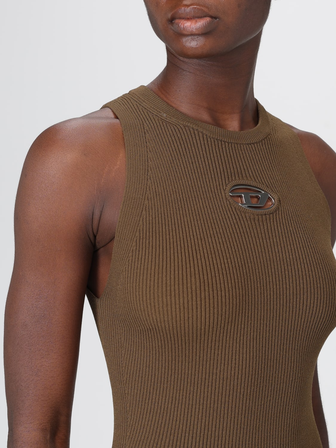 DIESEL DRESS: Diesel women's dress, Brown - Img 3