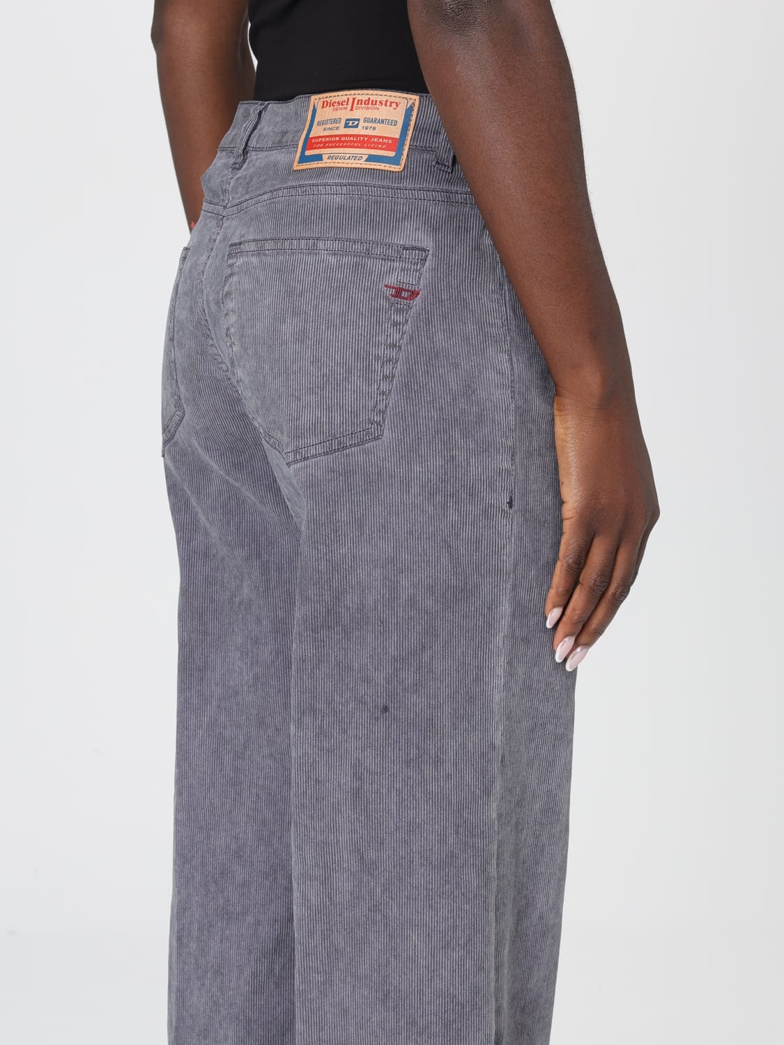 DIESEL PANTS: Pants woman Diesel, Blue - Img 3