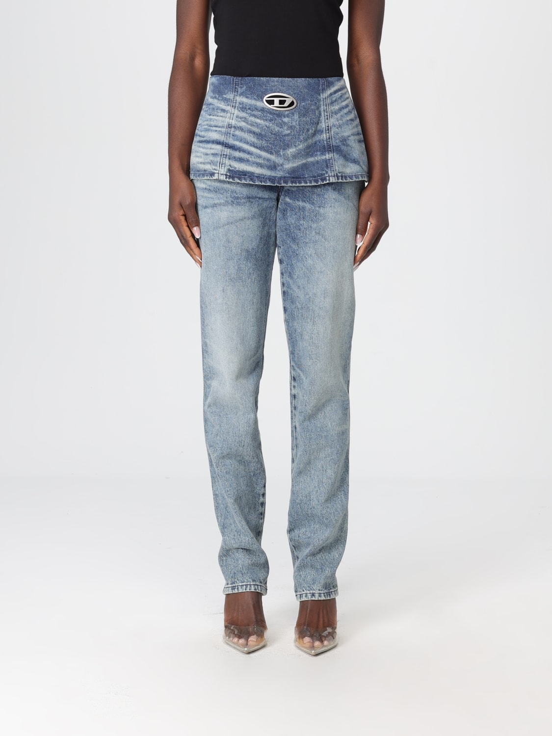 DIESEL JEANS: Diesel women's jeans, White - Img 1