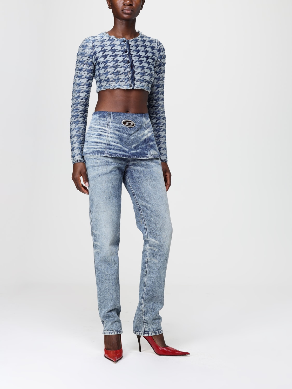 DIESEL JEANS: Diesel women's jeans, Blue - Img 2