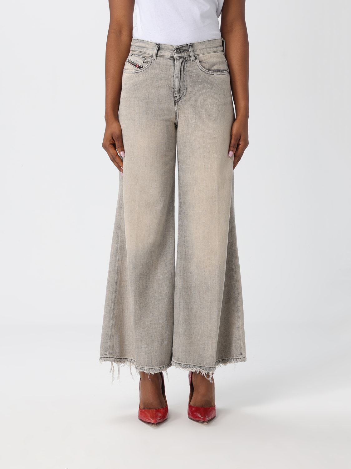 DIESEL JEANS: Pants woman Diesel, Black - Img 1