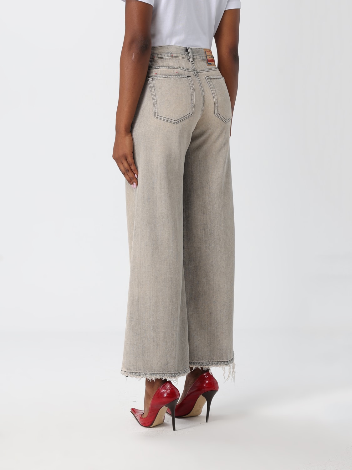 DIESEL JEANS: Pants woman Diesel, Black - Img 3