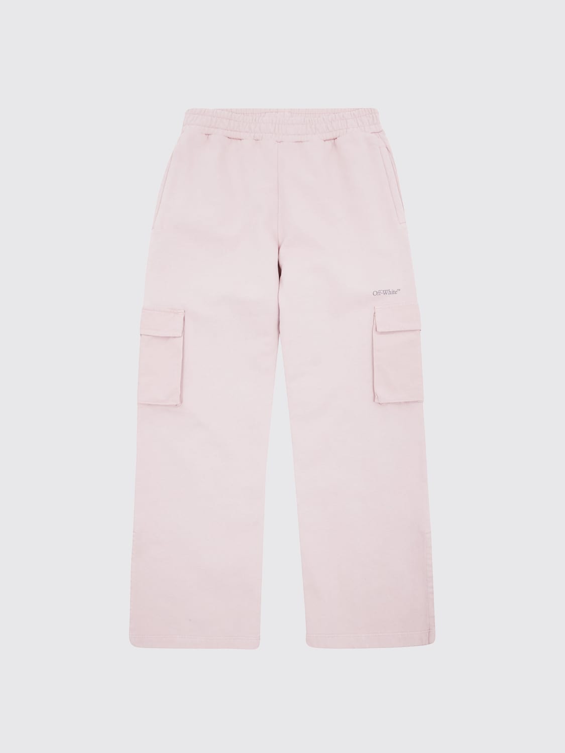 OFF-WHITE KIDS PANTALONES: Pantalón niños Off-white Kids, Rosa - Img 1