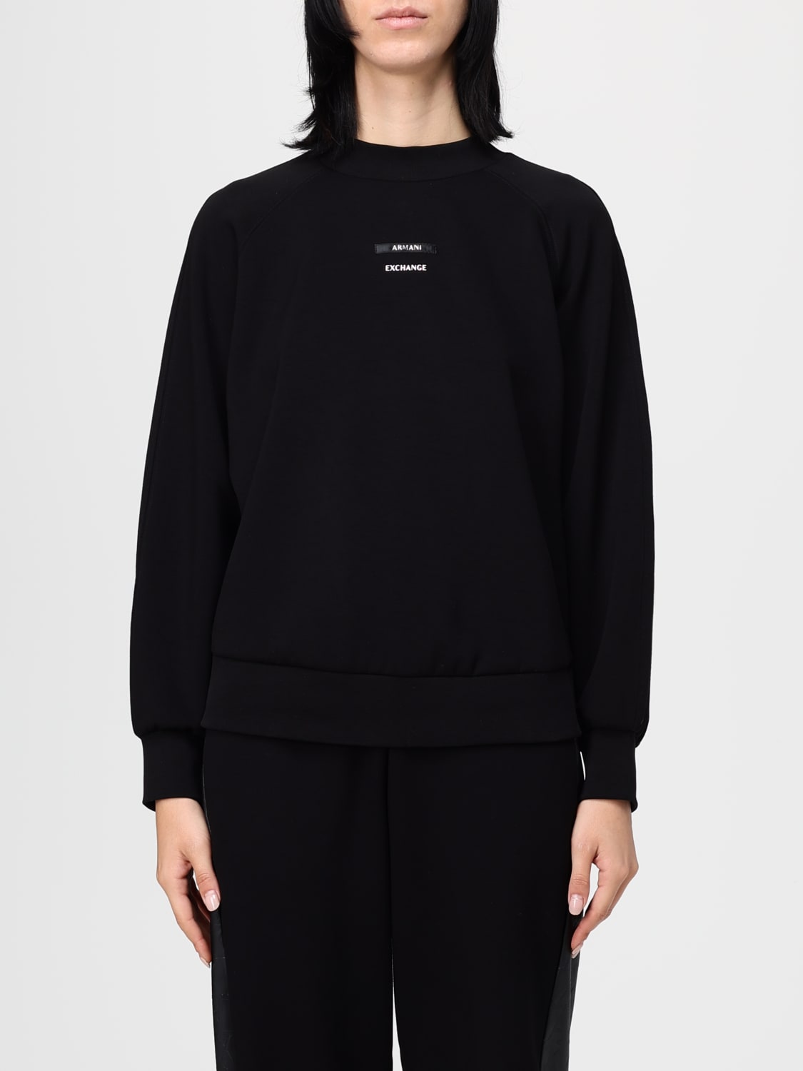 ARMANI EXCHANGE SWEATSHIRT: Sweatshirt damen Armani Exchange, Schwarz - Img 1