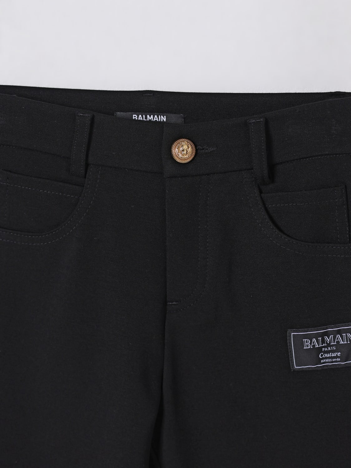 BALMAIN PANTALONI: Pantalone Balmain in jersey , Nero - Img 3