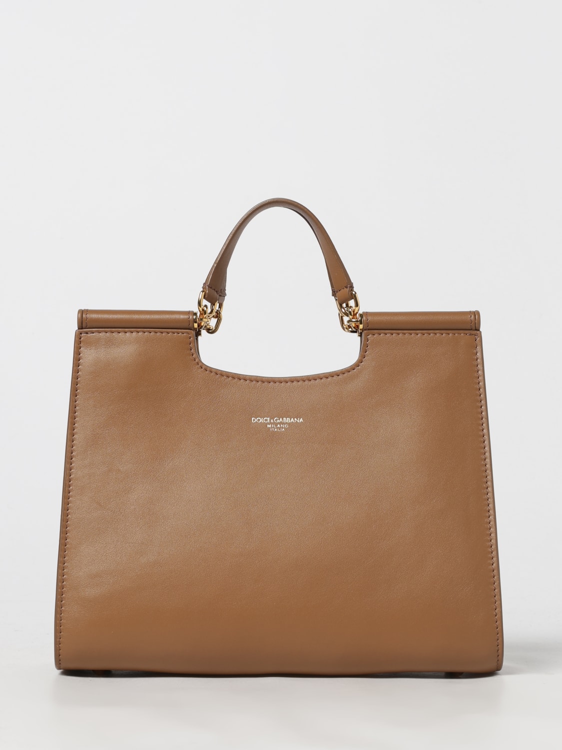 DOLCE & GABBANA SAC À MAIN: Sac porté épaule femme Dolce & Gabbana, Miel - Img 1