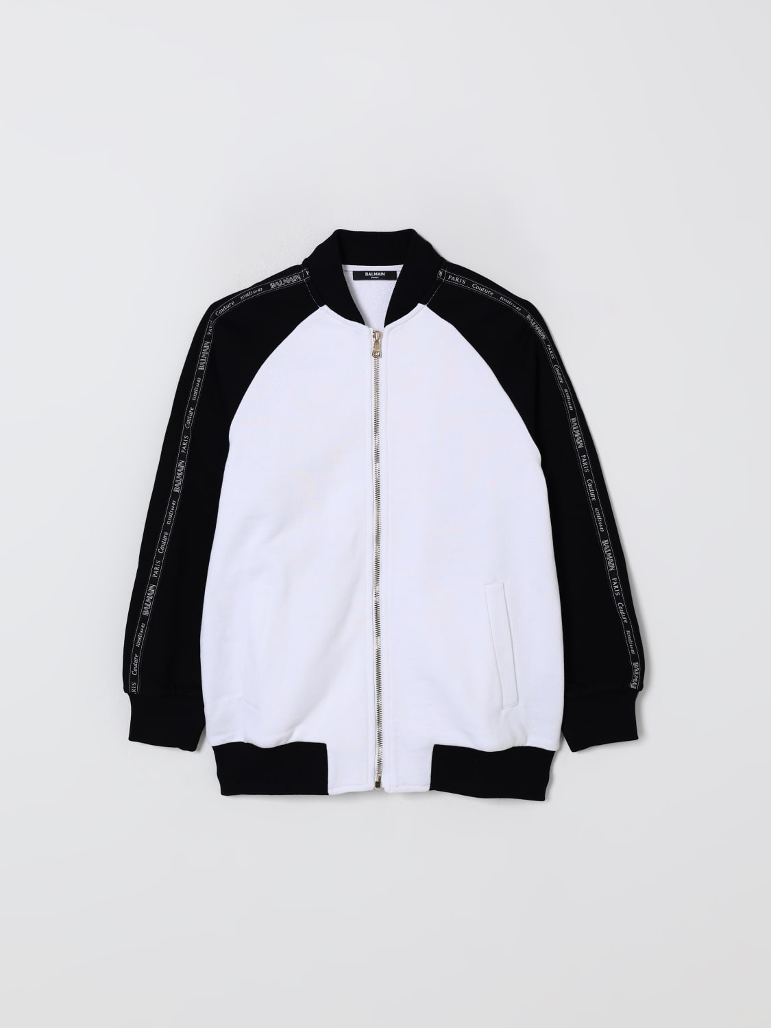 BALMAIN SWEATER: Sweater kids Balmain, White - Img 1