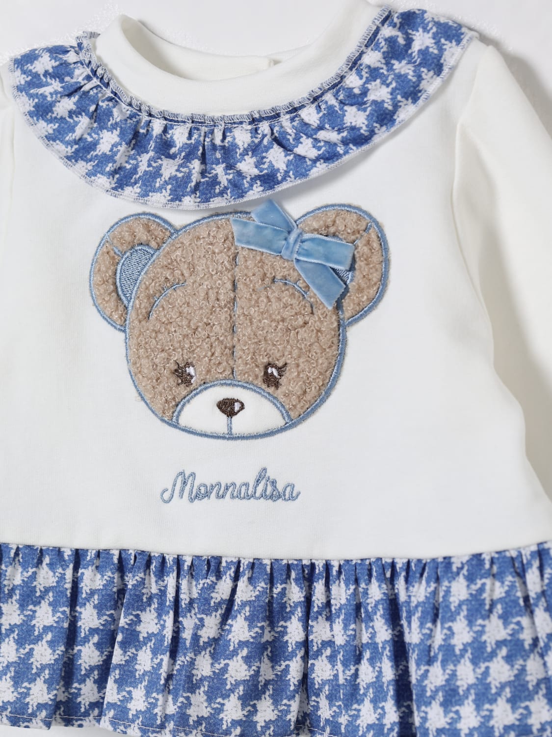 MONNALISA SWEATER: Monnalisa baby sweater, White - Img 3