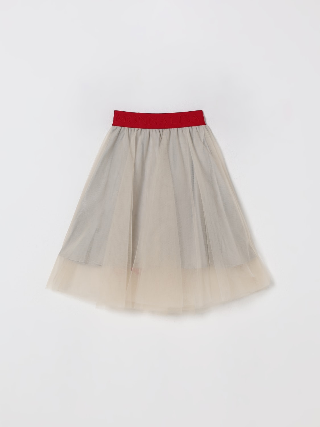 MONNALISA GONNA: Gonna svasata in tulle Disney Topolina Monnalisa, Beige - Img 2