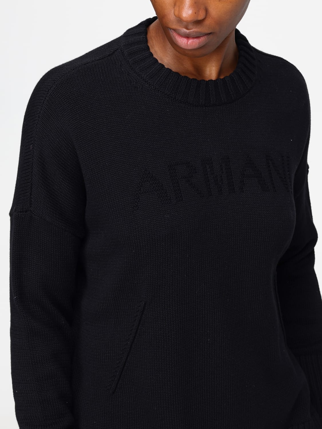 ARMANI EXCHANGE PULL: Pull femme Armani Exchange, Noir - Img 3
