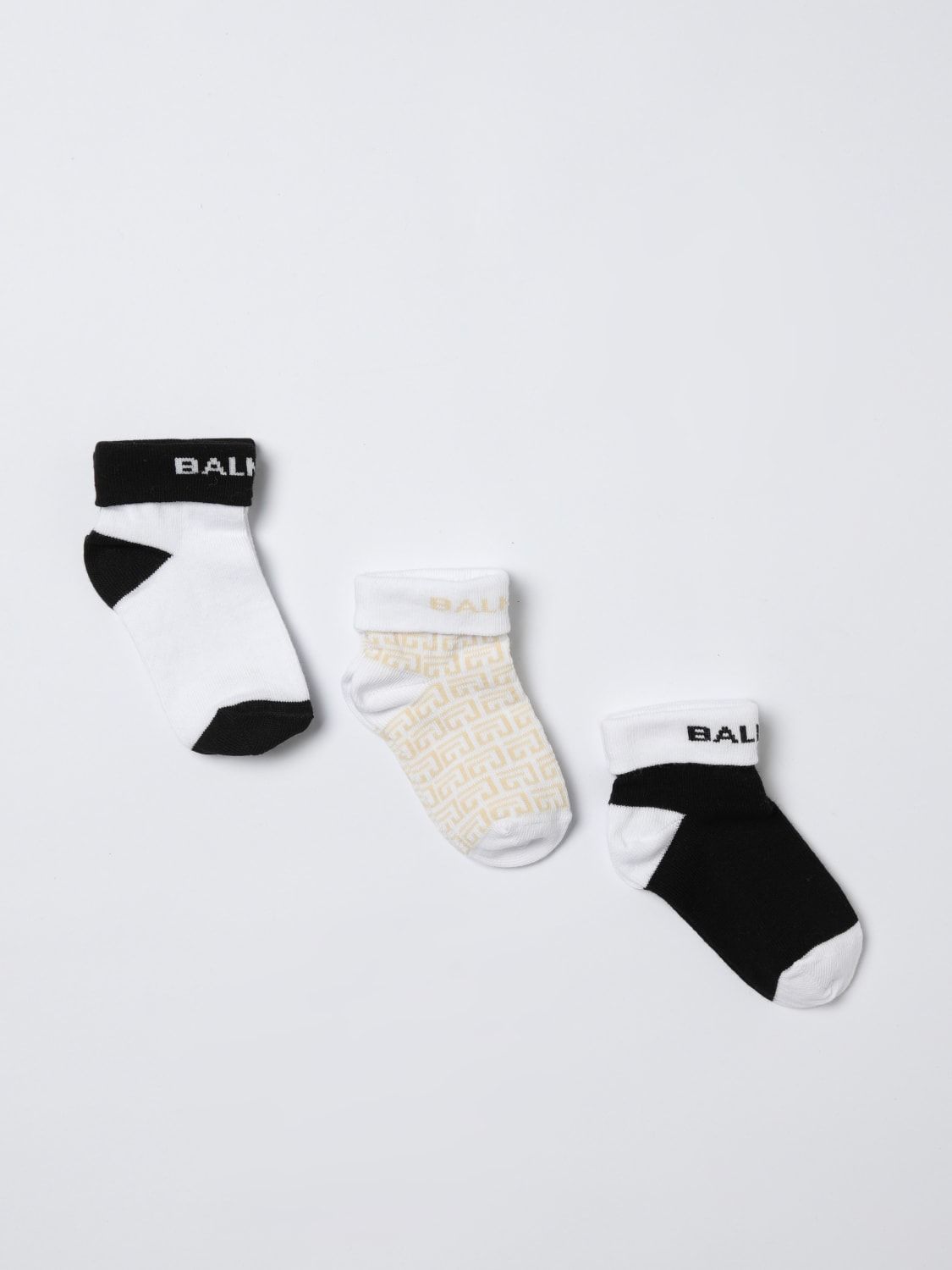 BALMAIN SOCKS: Socks baby kids Balmain, Multicolor - Img 1