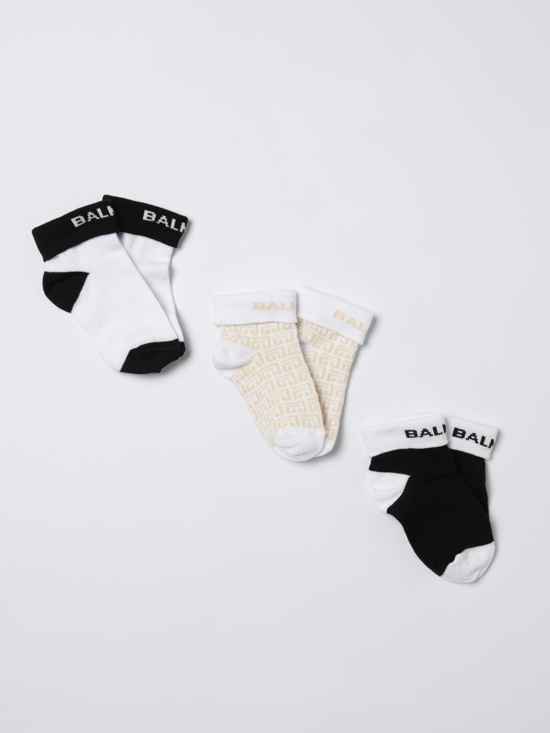 BALMAIN SOCKS: Socks baby kids Balmain, Multicolor - Img 2