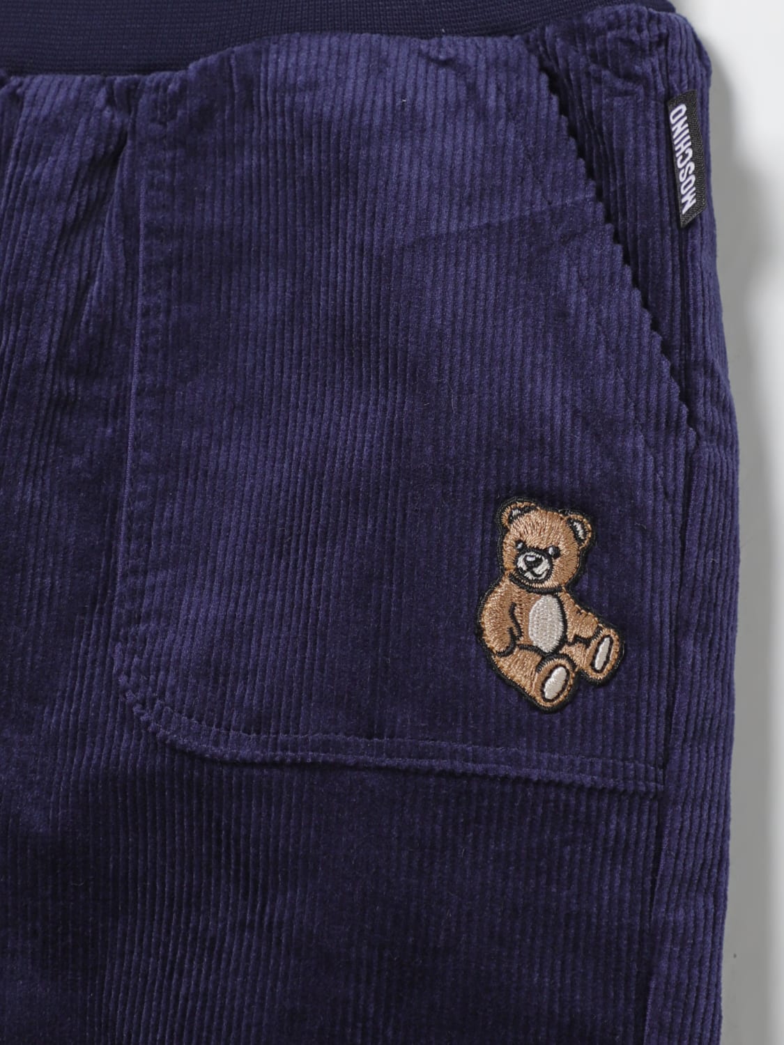 MOSCHINO PANTS: Pants kids Moschino, Blue - Img 3