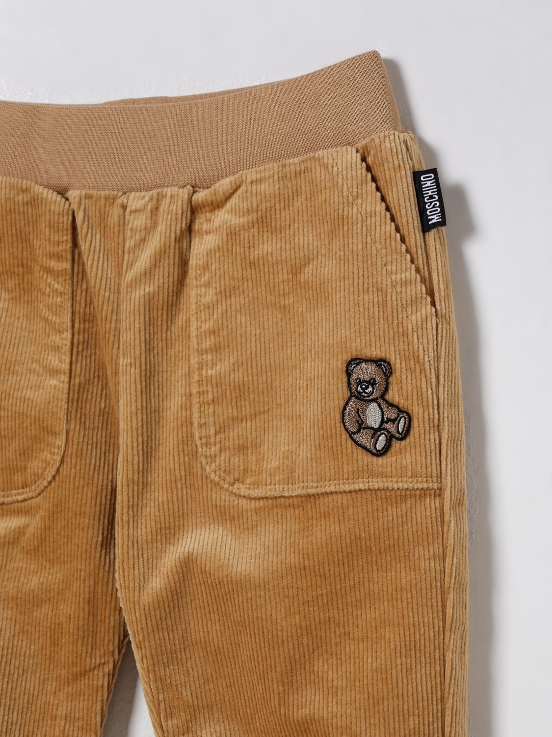 MOSCHINO PANTS: Pants kids Moschino, Brown - Img 3
