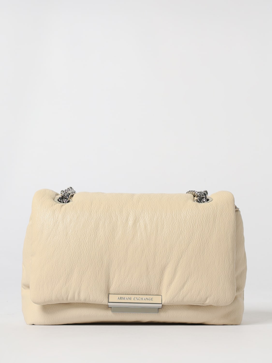 ARMANI EXCHANGE SAC PORTÉ ÉPAULE: Sac porté épaule femme Armani Exchange, Ivoir - Img 1