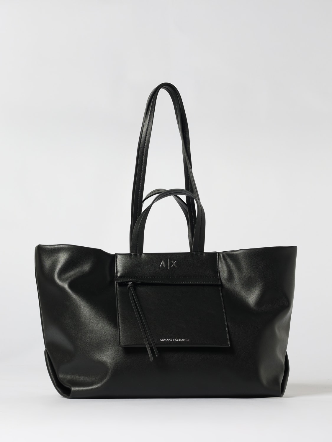 ARMANI EXCHANGE SAC CABAS: Sac porté épaule femme Armani Exchange, Noir - Img 1