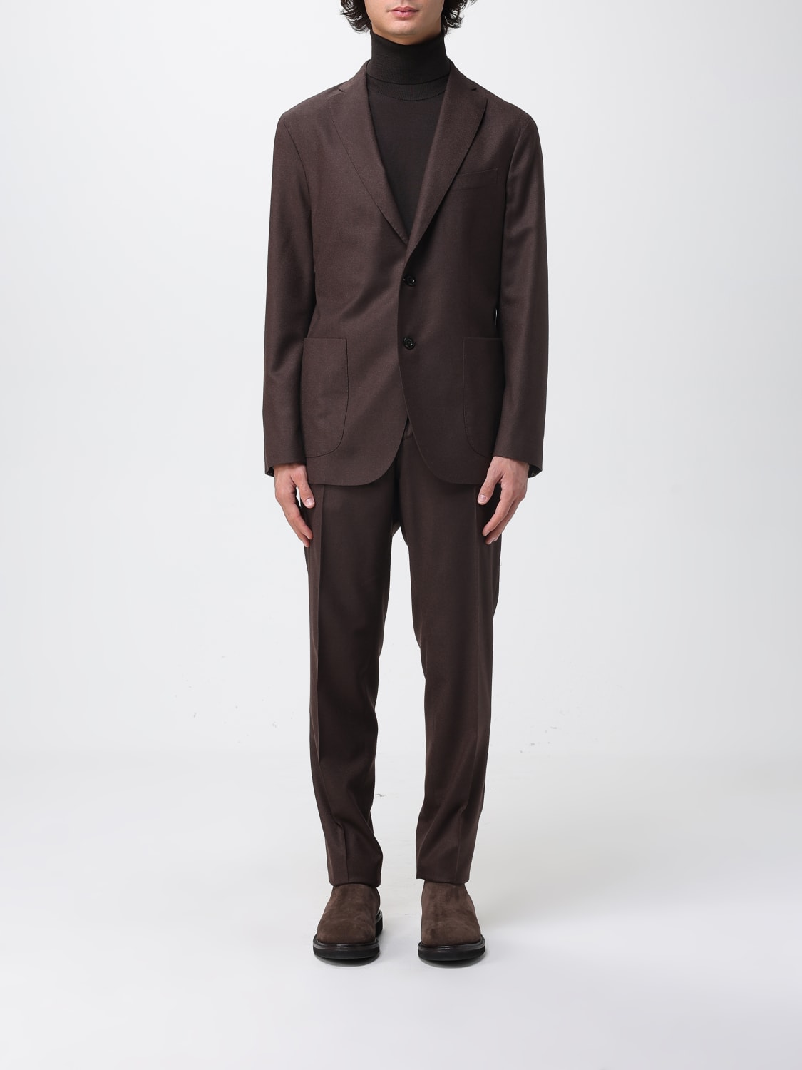 BOGLIOLI SUIT: Suit men Boglioli, Brown - Img 1