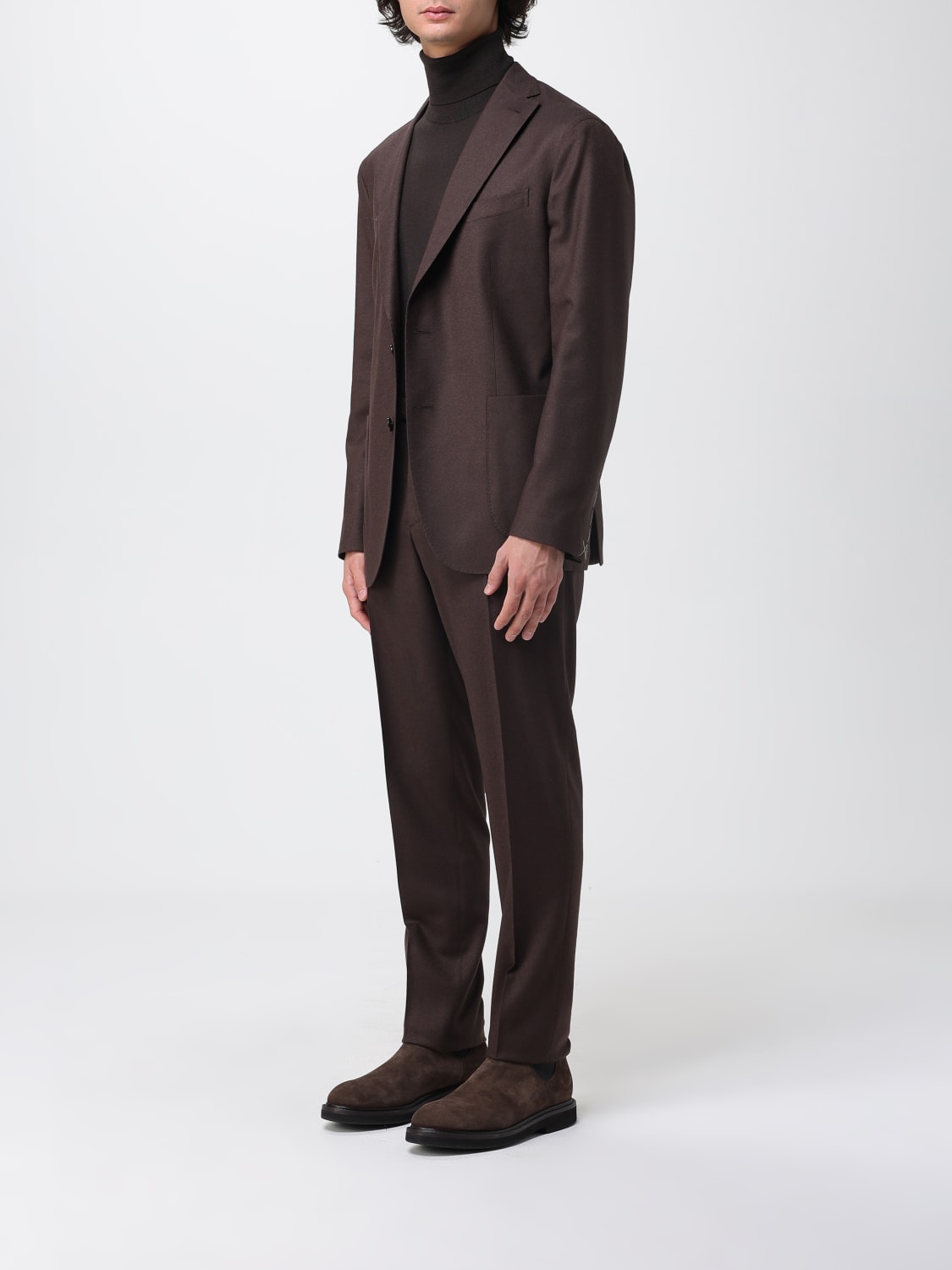 BOGLIOLI SUIT: Suit men Boglioli, Brown - Img 4